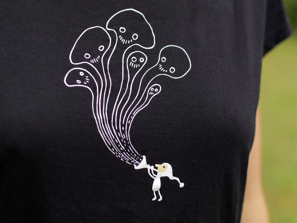 Samorost 3 Gnome Ladies black T-shirt