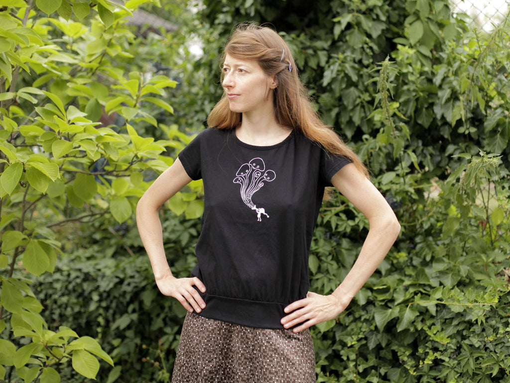 Samorost 3 Gnome Ladies black T-shirt