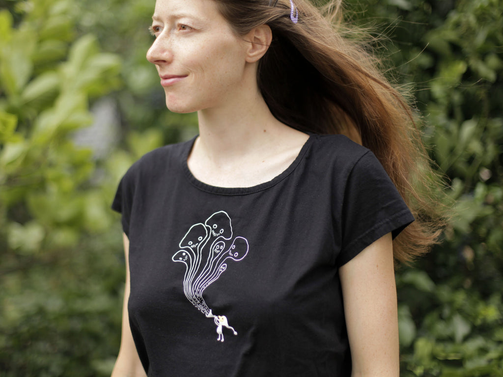 Samorost 3 Gnome Ladies black T-shirt