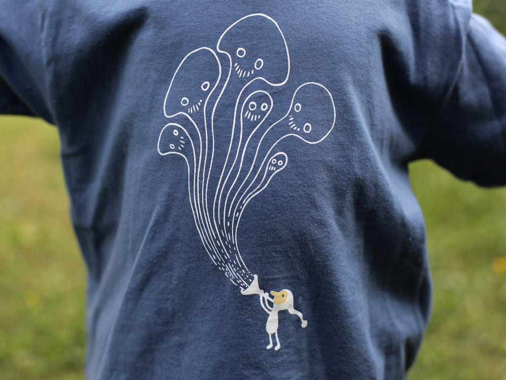 Samorost 3 Gnome Kids blue T-shirt