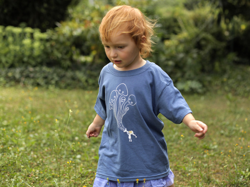 Samorost 3 Gnome Kids blue T-shirt