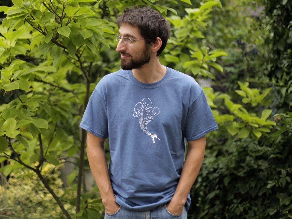 Amanita design Samorost 3 Gnome blue T-shirt